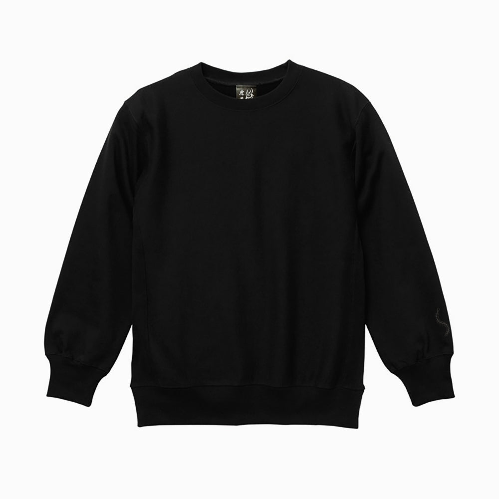 TORAME Embroidery Sweatshirt Black SS26