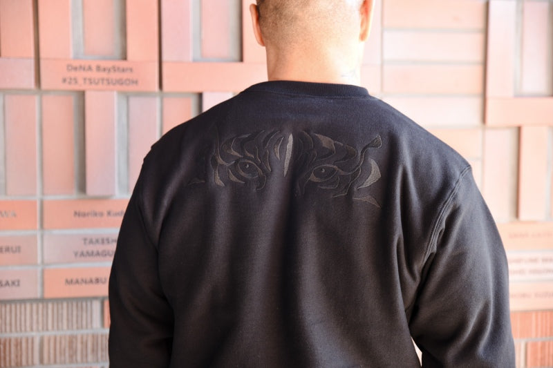 TORAME Embroidery Sweatshirt Black SS26